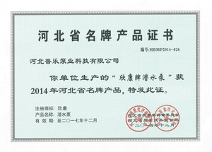 PG电子试玩永久域名河北省名牌产品证书